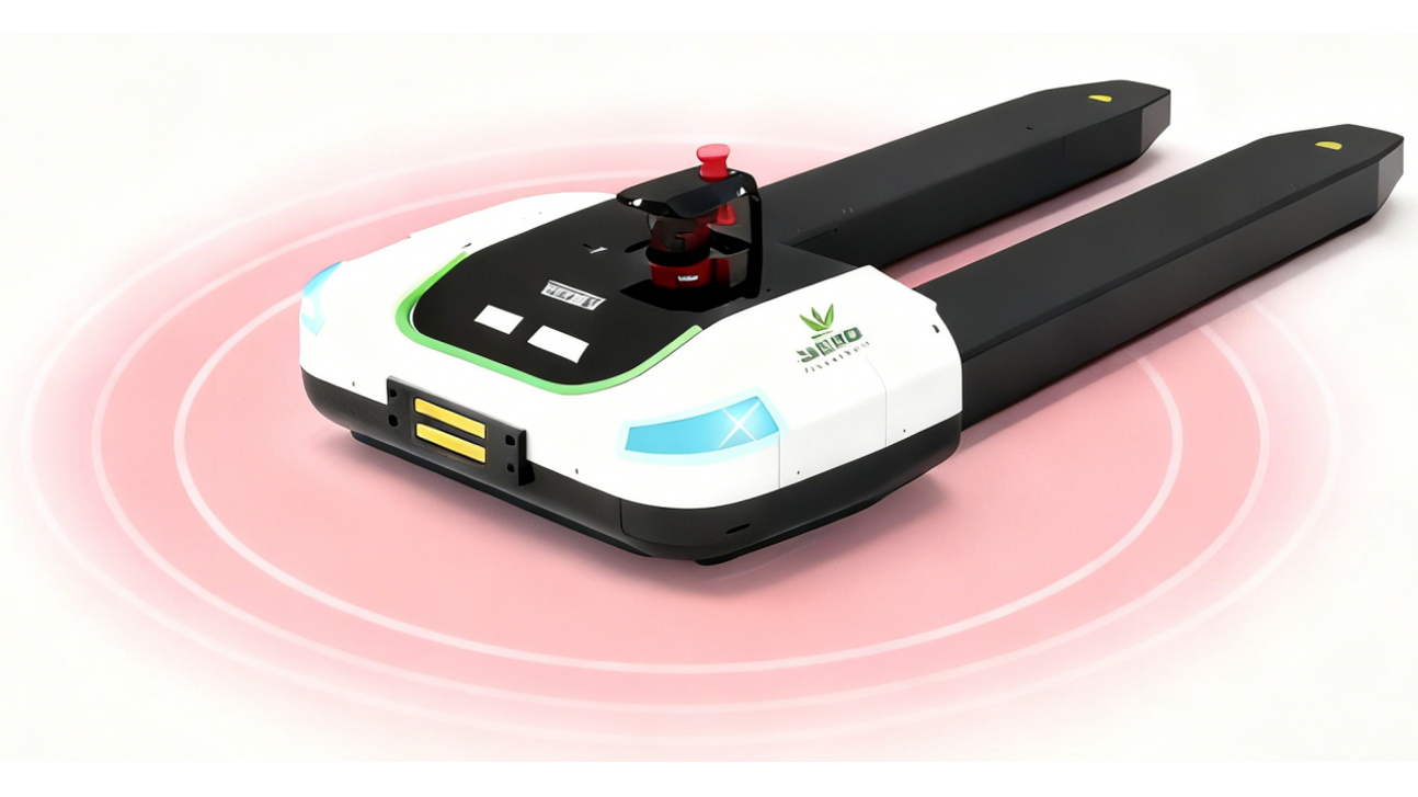 AGV机器人：パレット運搬フォークリフト